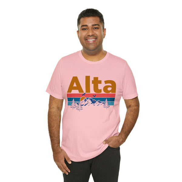 Alta, Utah Shirt - Mountain Sunset Unisex Alta T-Shirt