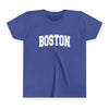 Boston, Massachusetts Youth Graphic Tee - Kids Boston T Shirt