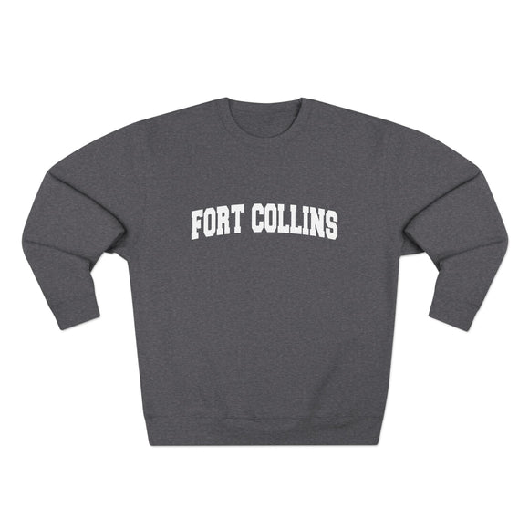 Premium Fort Collins, Colorado Retro Graphic Sweatshirt
