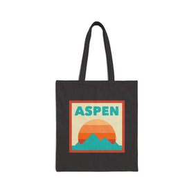 Aspen, Colorado Tote Bag, Cotton Canvas Tote Bag, Reusable Shopping Bag, Eco-Friendly Tote, Aspen, Colorado Gift - 0