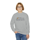 Crested Butte, Colorado Youth Sweatshirt - Unisex Kid's Crested Butte Crewneck Sweatshirt-4