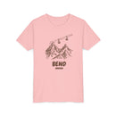 Bend, Oregon Youth T-Shirt — Vintage Gondola Ski Mountain Tee-4