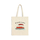 Grand Lake, Colorado Pontoon Boat Canvas Tote Bag - 15" x 16"-1