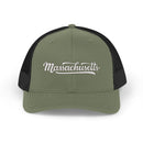 Massachusetts Snapback Trucker Cap - Embroidered Massachusetts Hat-5