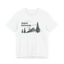 Aspen, Colorado T-Shirt - Retro Ski Mountain Gondola Unisex Aspen Shirt-21