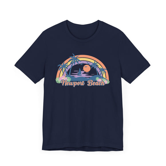 Newport Beach, California T-Shirt - Retro Beach Unisex Newport Beach Shirt