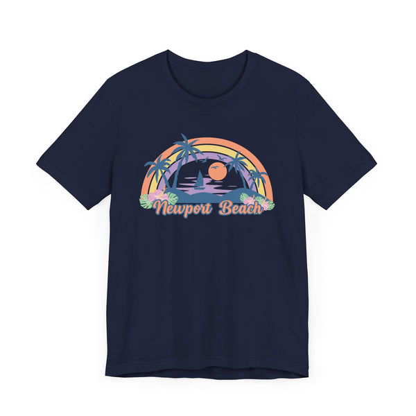 Newport Beach, California T-Shirt - Retro Beach Unisex Newport Beach Shirt