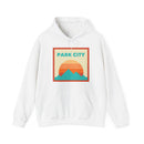 Park City, Utah Mountain Sun Hoodie - Unisex Park City, Utah Hooded Sweatshirt, Park City, Utah Travel Sweatshirt, Park City, Utah Sunset-4