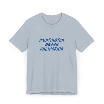 Buy light-blue Huntington Beach T-Shirt | 100% Cotton Retro California Tee