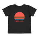 Nebraska Toddler T-Shirt - Retro 80s Unisex Toddler Nebraska Shirt-4