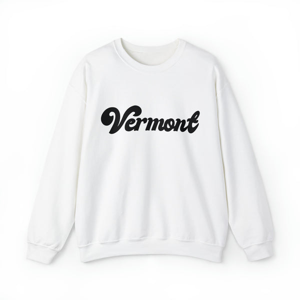 Vermont Sweatshirt - Unisex Retro Vermont Crewneck Sweatshirt