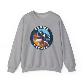 Buy sport-grey Stowe, Vermont Sweatshirt - Ski Lift Stowe Crewneck Sweatshirt