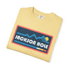 Jackson Hole, Wyoming Graphic Tee, Comfort Colors Retro Mountain Unisex Jackson Hole T shirt