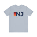 New Jersey Retro Stripes T-Shirt | New Jersey State Tee-4