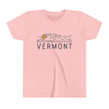 Vermont Youth T-Shirt - Unisex Kids Vermont Shirt - 0