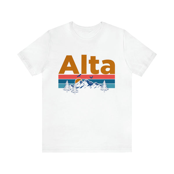 Alta, Utah Shirt - Mountain Sunset Unisex Alta T-Shirt