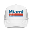 Miami, Florida Trucker Hat - Foam Miami Bike Cap-6