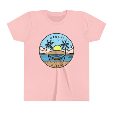 Buy pink Hawaii Youth T-Shirt - Unisex Kids Hawaii Shirt