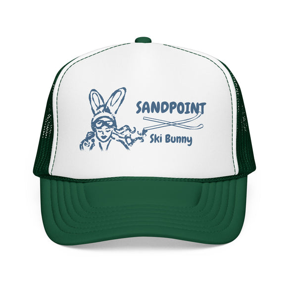 Sandpoint, Idaho Ski Bunny Trucker Hat