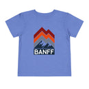Banff, Canada Toddler T-Shirt - Retro Palm Tree Toddler Banff Shirt-3