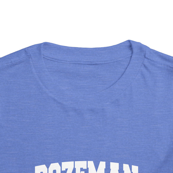 Bozeman, Montana Toddler Graphic Tee - Kids Bozeman Vacation Shirt