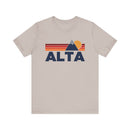 Retro Alta, Utah T-shirt, Mountain Tee, Vintage Alta Unisex Jersey Shirt, Outdoor Hiking Apparel-5