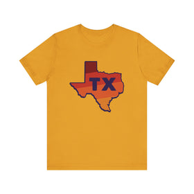 Texas T-Shirt Retro - Adult Unisex Texas T Shirt