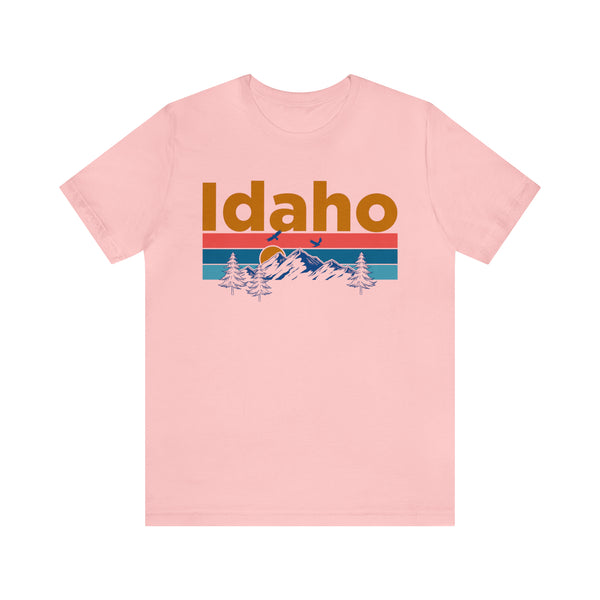 Idaho T-Shirt - Mountain Sunset Unisex Idaho Shirt