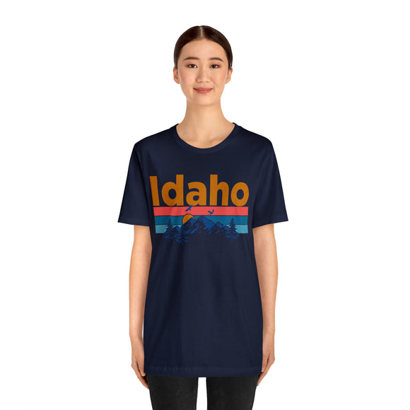 Idaho T-Shirt - Mountain Sunset Unisex Idaho Shirt