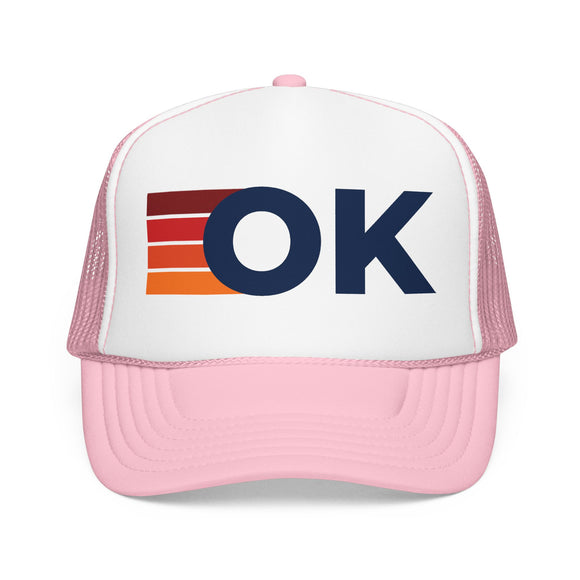 Oklahoma Trucker Hat - OK Abbr retro cap