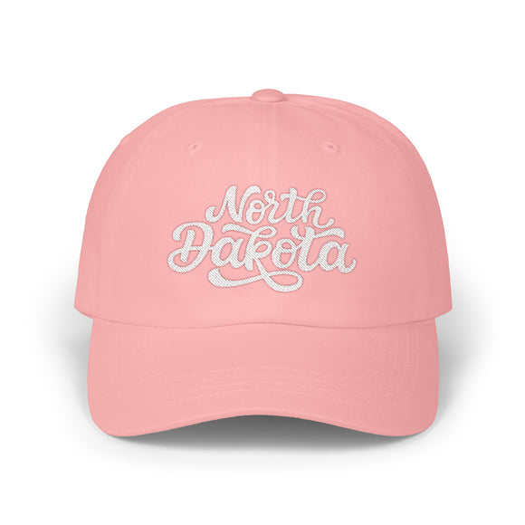 North Dakota Dad Hat - Embroidered North Dakota Classic Dad Cap