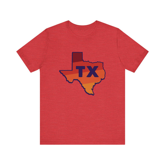 Texas T-Shirt Retro - Adult Unisex Texas T Shirt