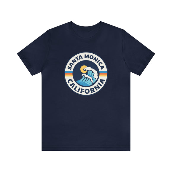 Santa Monica, California T-Shirt - Retro Unisex Santa Monica Shirt