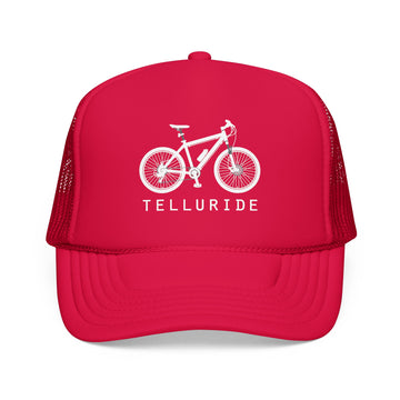 Buy red Telluride, Colorado Trucker Hat - Telluride Cap