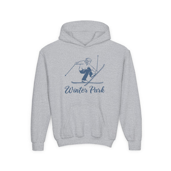 Winter Park, Colorado Youth Hoodie - Snow Ski Kids Winter Park Hooded Sweatshirt