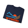 Wyoming Sweatshirt - Mountain Wyoming Crewneck Sweatshirt
