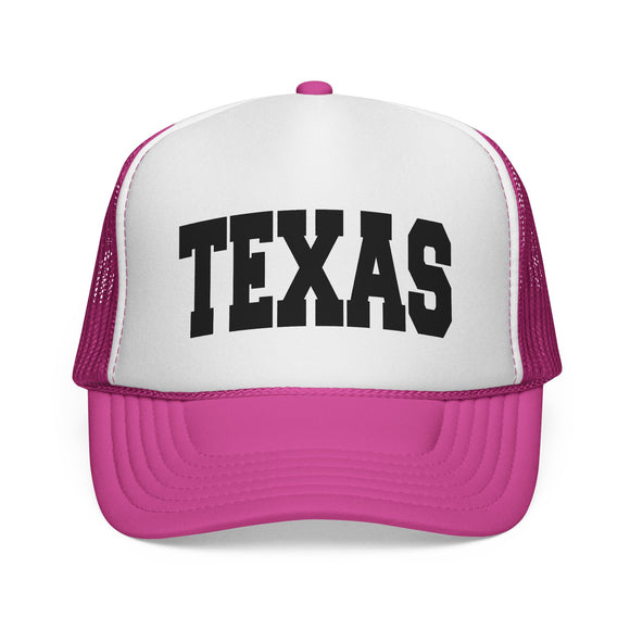 Texas Retro Collegiate Style Trucker Hat
