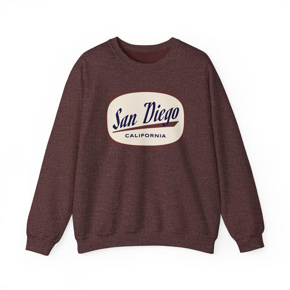 San Diego, California Sweatshirt - Unisex Retro Crewneck San Diego Sweatshirt