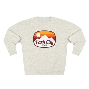 Buy oatmeal-heather Premium Park City, Utah Sweatshirt - Retro Unisex Sweatshirt