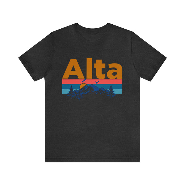 Alta, Utah Shirt - Mountain Sunset Unisex Alta T-Shirt