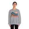 Montana Sweatshirt Retro Mountains, Montana Unisex Graphic Crewneck