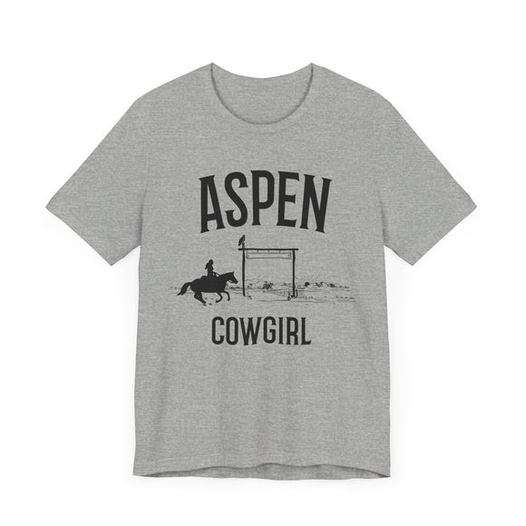 Aspen, Colorado Cowgirl Graphic Tee