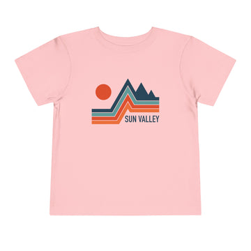 Buy pink Sun Valley, Idaho Toddler T-Shirt - Retro Palm Tree Toddler Sun Valley Shirt