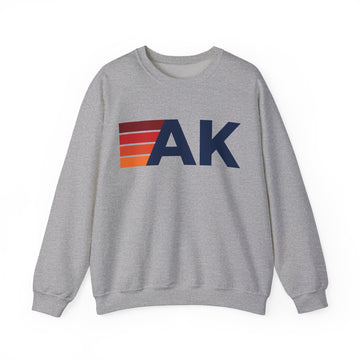Buy sport-grey Alaska Retro Sweatshirt | Retro Stripes Alaska