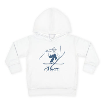 Stowe, Vermont Toddler Hoodie - Unisex Stowe Vintage Skiing Sweatshirt