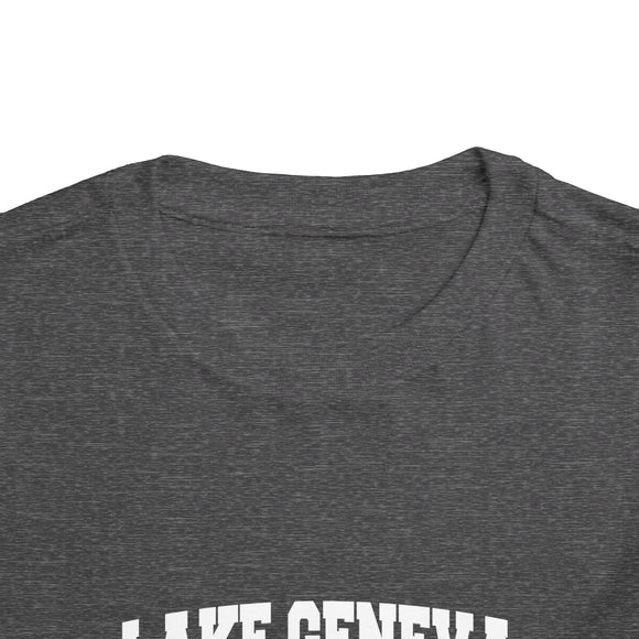 Lake Geneva, Wisconsin Toddler Graphic Tee - Kids Lake Geneva Vacation Shirt