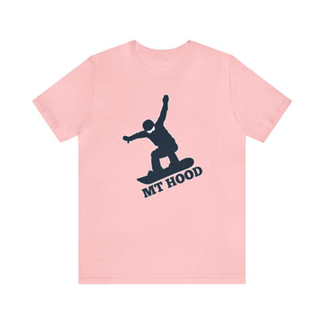 Buy pink Mt. Hood, Oregon T-Shirt - Snowboard Unisex Mt. Hood Shirt