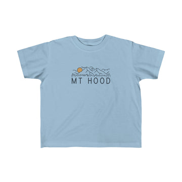 Mt Hood, Oregon Toddler T-Shirt - Toddler Mt Hood Shirt - 0