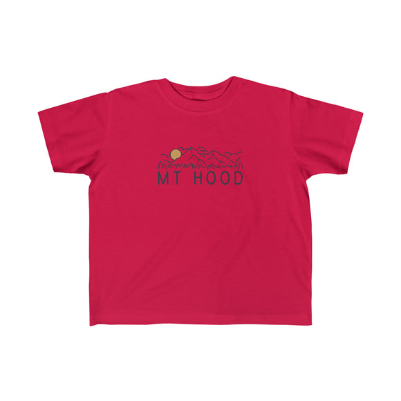 Mt Hood, Oregon Toddler T-Shirt - Toddler Mt Hood Shirt
