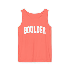 Boulder, Colorado Tank Top Unisex | Comfort Colors - 100% Cotton